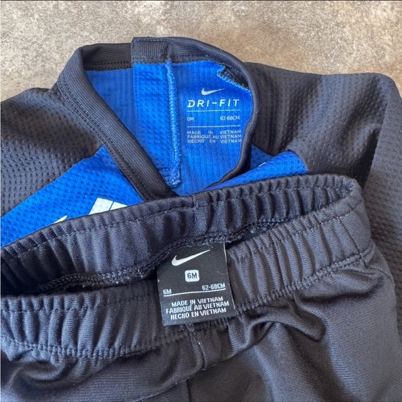 Nike Blue and Black Long Sleeve Bodysuit - Picture 3 of 4